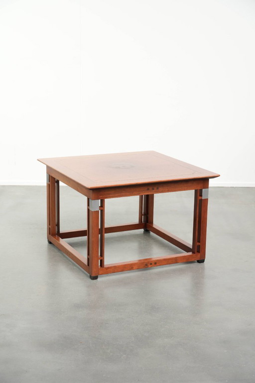 Vintage quadratischer Beistelltisch/Couchtisch im Art-Deco-Design von Schuitema aus der Decoforma-Serie