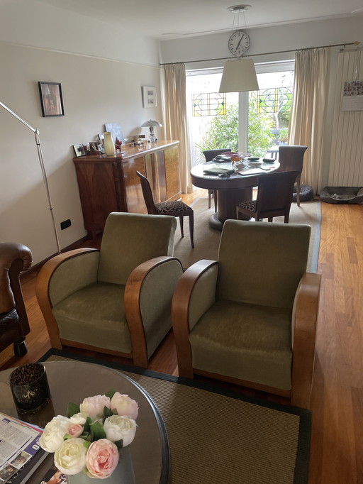 Fauteuils Art Déco 2 stuks