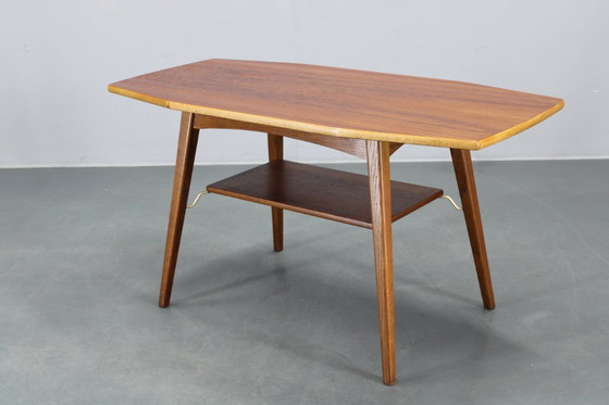 Image 1 of 1960s Danish Teak and Oak Coffee Table
