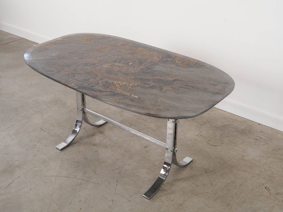 Image 1 of Mesa de piedra, diseño danés, década de 1980, fabricada en Dinamarca.