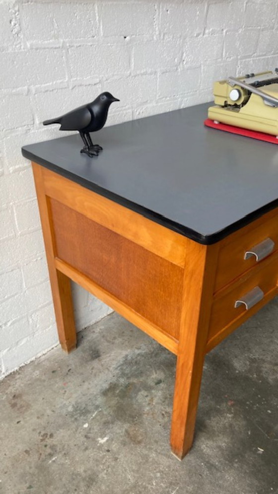 Image 1 of Retro vintage mid-century (school) desk