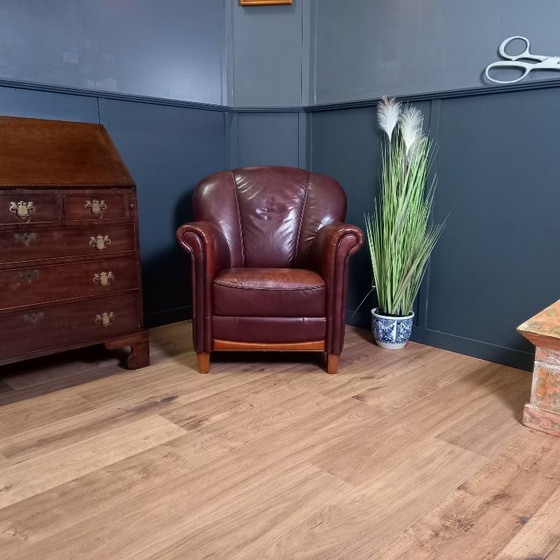 Image 1 of poltrona club in pelle di pecora