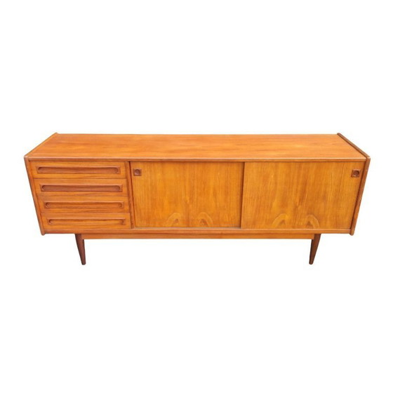 Image 1 of Scandinavisch teakhouten dressoir, Johannes Andersen