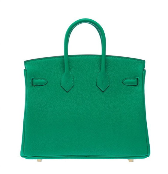 Image 1 of Sac HERMES Birkin 25 en Cuir Vert - 103385 Verkoopprijs