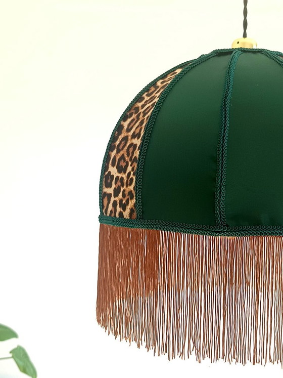 Lampada a Sospensione Leopardo e Frange – Lampade a sospensione, Silk, Textile (photo 3 of 12)