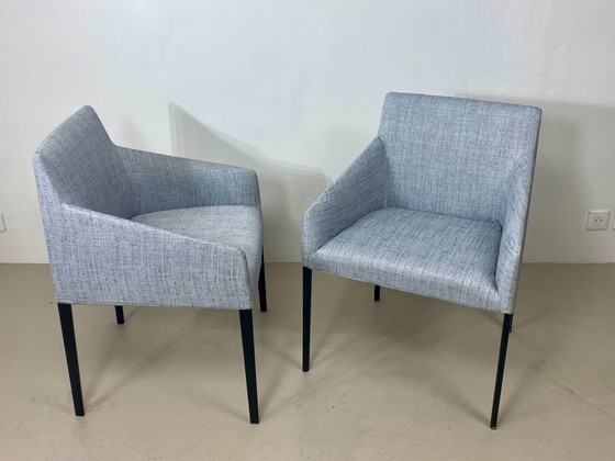 Image 1 of pair of Arper Saari design armchairs
