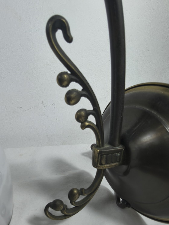 Image 1 of Vintage Massive Wall Lamp with Floral Motif