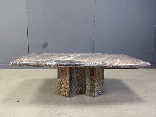 Vintage marble coffee table, 1970s 