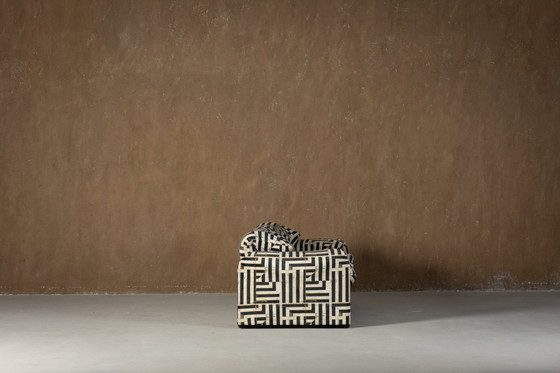 Image 1 of Vintage Maralunga tweezitsbank van Vico Magistretti voor Cassina (1970) in Myth fluweel