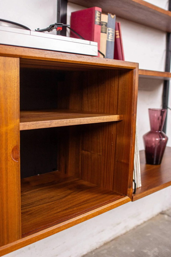 Poul Cadovius Shelving System Cado Royal Vintage Teak 60s – Shelving unit, Wood, Metal, Scandinavian (photo 13 of 16)