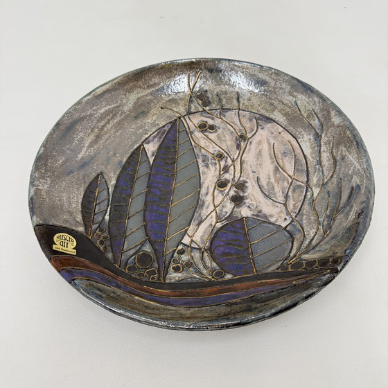 Image 1 of Ruscha Handarbeit Ceramic Wall Plate, 1970s Germany