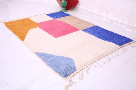 Tapis Berbère Traditionnel Tissé À La Main Artisanale Taille 2/3 M – Ahrend, Wool (photo 2 of 8)