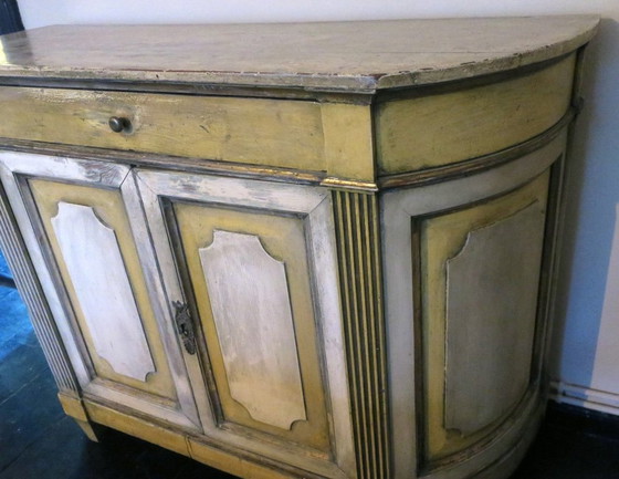 Gustaviaans beschilderd buffet/dressoir, Zweden 1780 – Wood (photo 19 of 21)