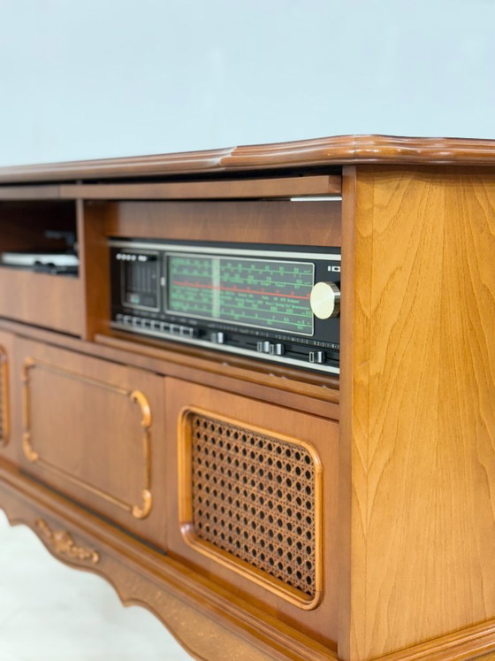 Image 1 of Chippendale Vintage Music Cabinet / Chest of Drawers / Mid-Century Sideboard / 1960s