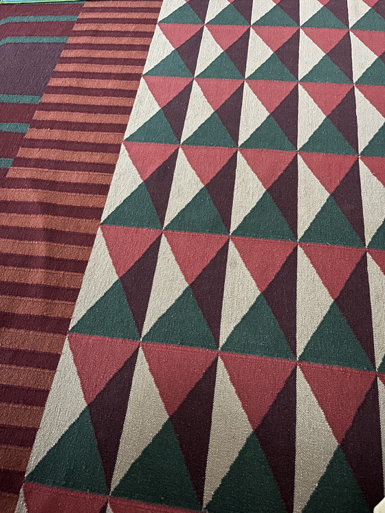 Image 1 of Wollen kleed “Ndebele Res” - Sandra Figuerola (200x300)