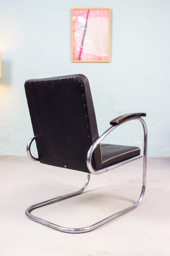 Image 1 of 1 sur 2 Fauteuil Mauser RS7 vintage, fauteuil relax, style milieu du siècle