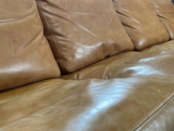 AP Stolen AP62/4 – Cuir marron clair | Hans J. Wegner – Canapés, Leather, Wood (photo 16 of 16)