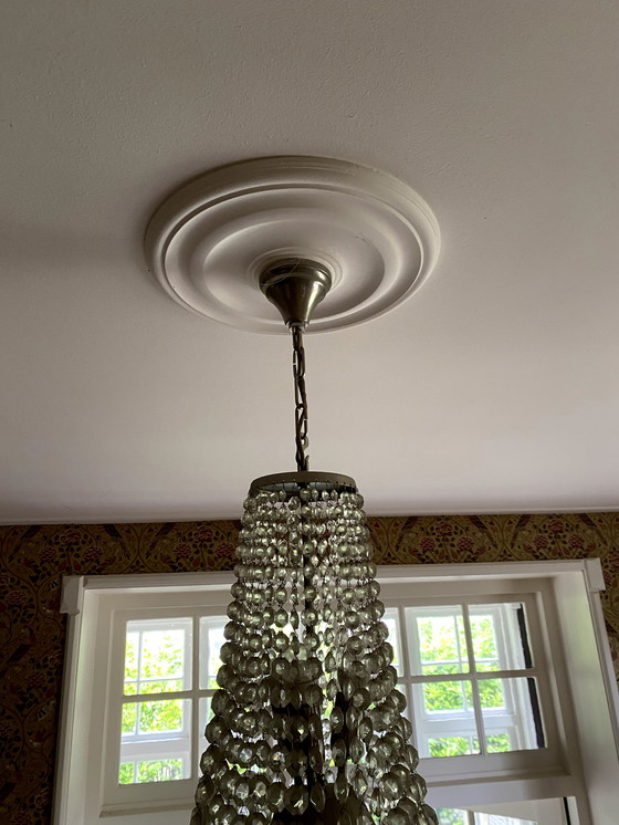 Image 1 of Lustre en cristal avec 6 ampoules