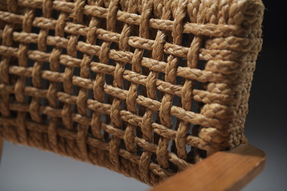 Image 1 of Vintage Lounge Chairs by Atelier Adrien Audoux & Frida Minet for VIBO France