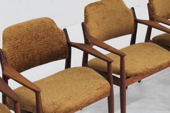 Set Vintage Danish Teak Dining chairs Arne Vodder Sibast – Wood (photo 5 of 11)