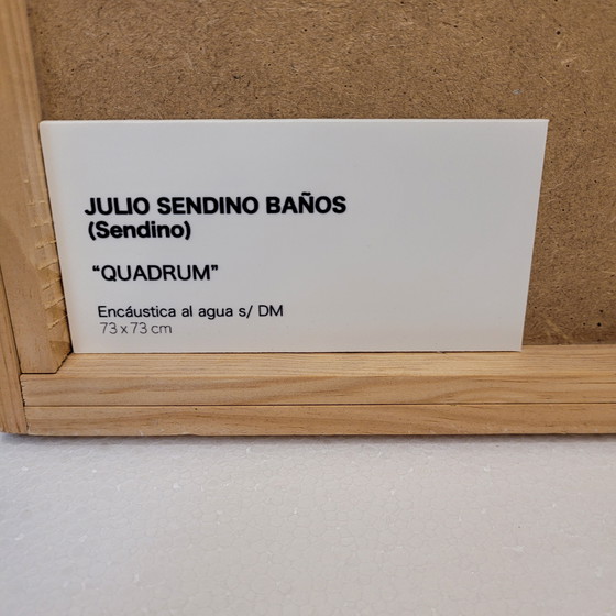 Image 1 of Acqua encaustica “Qvadrum”, Julio Sendino, 2019 - Arte contemporanea