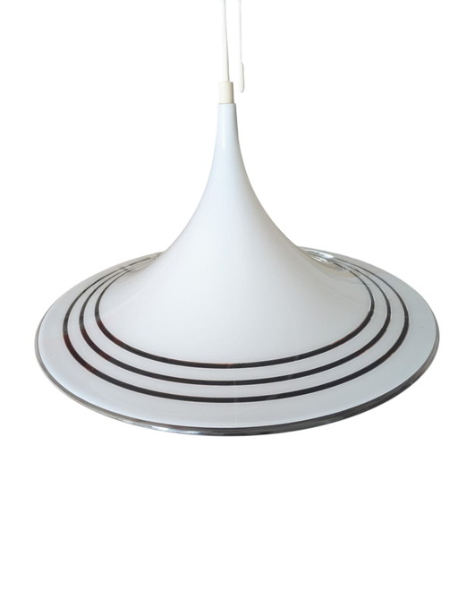 Vintage Space Age Witch Hat Pendant Lamp – hanglampen, Plexiglass (photo 2 of 9)