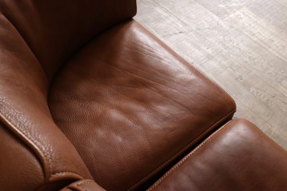 Image 1 of De Sede DS 15 XL Modular leather Sofa, Switzerland 1970s