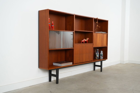 Image 1 of Teak bookcase, Danish design, 1970s, production: Denmark
