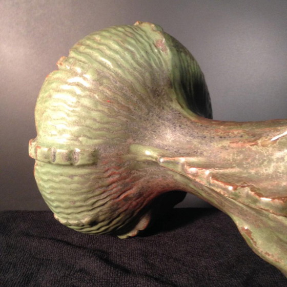 Art Deco Fisch-Obstschale aus Bouffioulx-Sandstein von Roger Guérin, 1925 – Geschirr (photo 9 of 13)