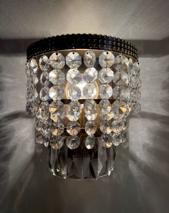 Image 1 of 1970s brass pendant wall lights