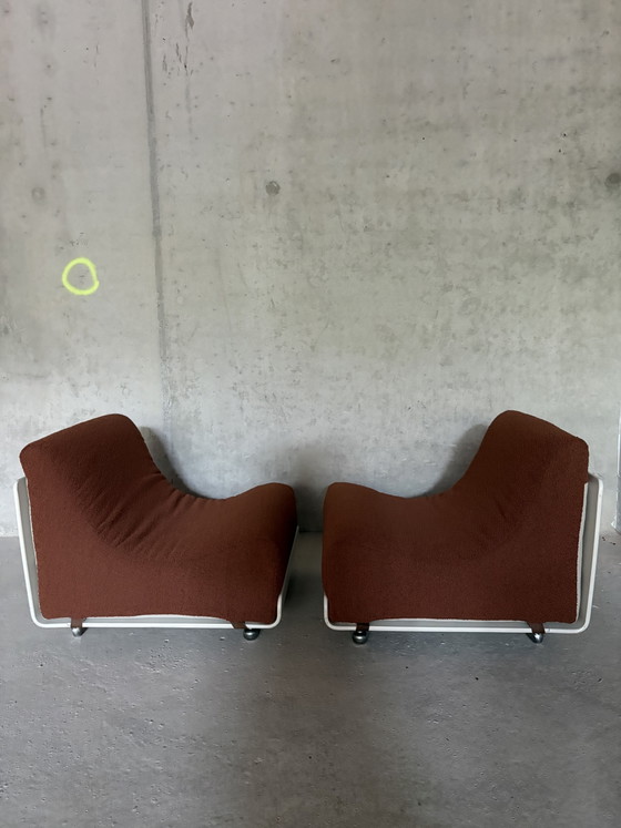 Set (2) “Orbis” Lounge Stoelen – COR, Fauteuils, Wood, Textile (photo 2 of 5)