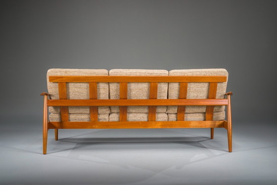 Image 1 of Deense moderne zitset in teakhout van Arne Vodder voor France & Søn, jaren 60, set van 3