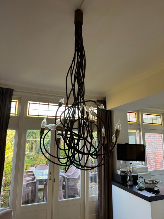 Turciu Soffitto 16-armige Designlampe, Catellani & Smith, Deckenleuchten, Metall, Braun (Foto 5 von 5)