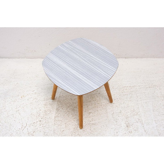 Image 1 of Vintage stool in wood and formica, Czechoslovakia 1960s