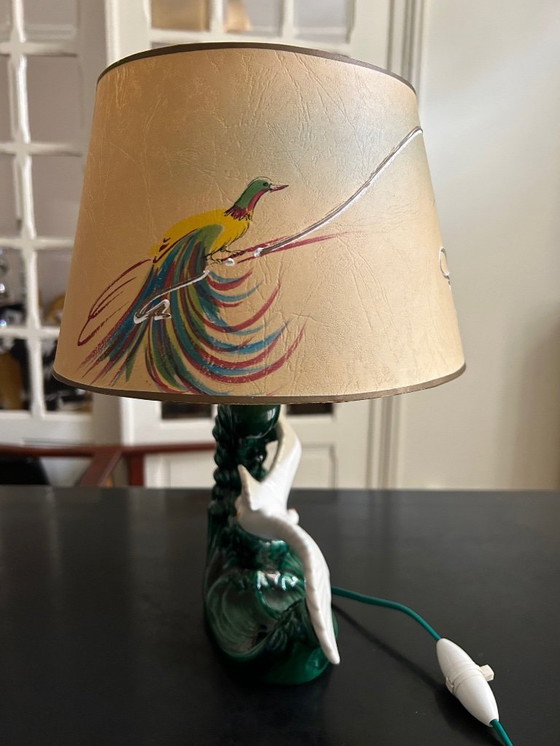Image 1 of Keramische lamp Oiseau 1950
