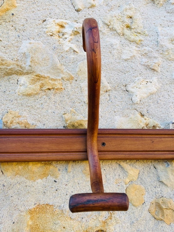 Image 1 of Bugholz, Wandhalterung, Garderobe und Hutständer von Japy Frères, ca. 20er/30er Jahre