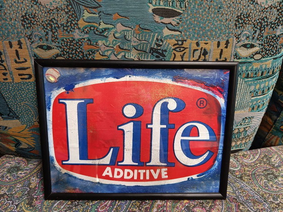 Ingelijst kunstwerk "Life ADDITIVE", Schilderijen & Tekeningen, Hout, Anders, Rood, Pop Art (foto 5 van 9)
