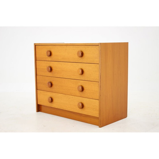 Image 1 of Vintage teak chest of drawers, Denmark 1960s