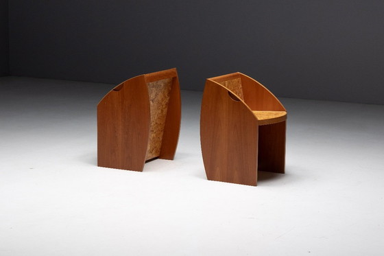 Image 1 of Postmoderne Geometrische Stühle, Italien, 1980er Jahre