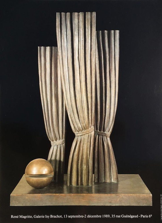 Image 1 of René MAGRITTE Expo 89 - Galerie Isy Brachot-poster 1989