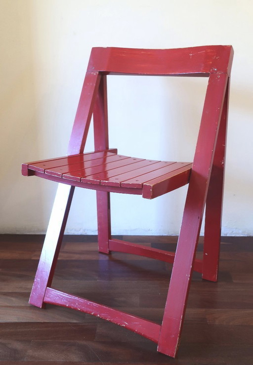 Sedia pieghevole vintage - Aldo Jacober - Modello: Trieste