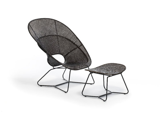 Tornaux + Repose-pieds – feelgood designs, Fauteuils, Metal, Rattan (photo 2 of 5)