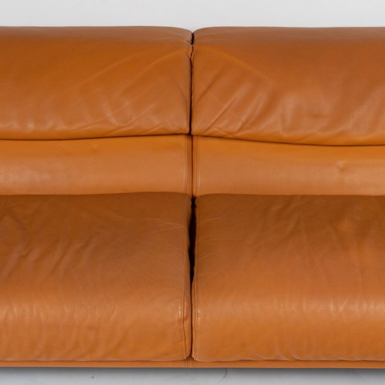 Alanda Bank van Paolo Piva voor B&B Italia, jaren 80 – Banken, Leather, Metal (photo 10 of 10)