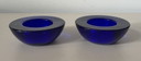 Marimekko Itala - Twee blauwe votivi modello Kivi