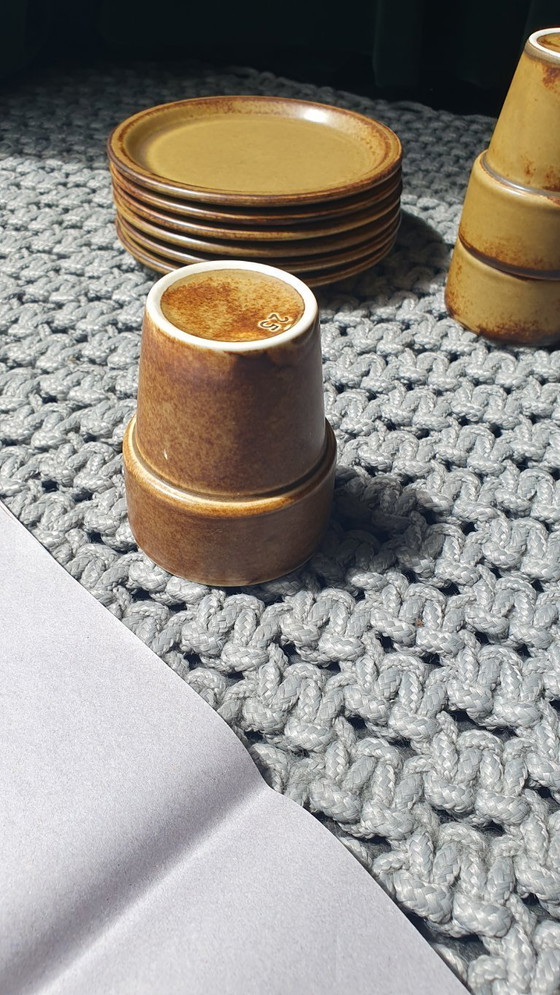 Image 1 of Vintage servies 12-delig LILIEN PORZELLAN Austria brutalist 70s