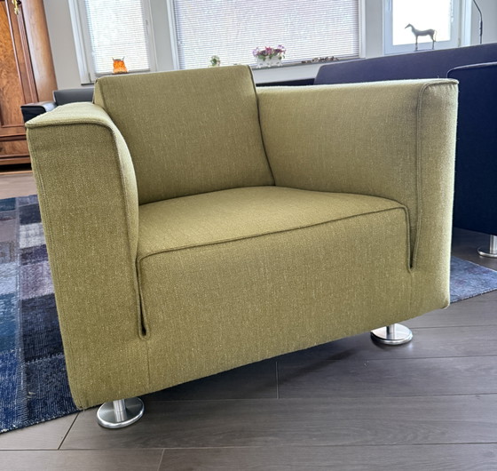 Image 1 of LADIES ARMCHAIR DESIGN IN STOCK BLIZZ WITH ottoman