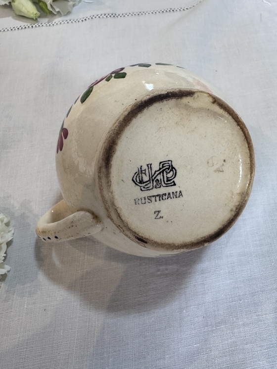 Image 1 of Vintage melkkan uit Sarreguemines