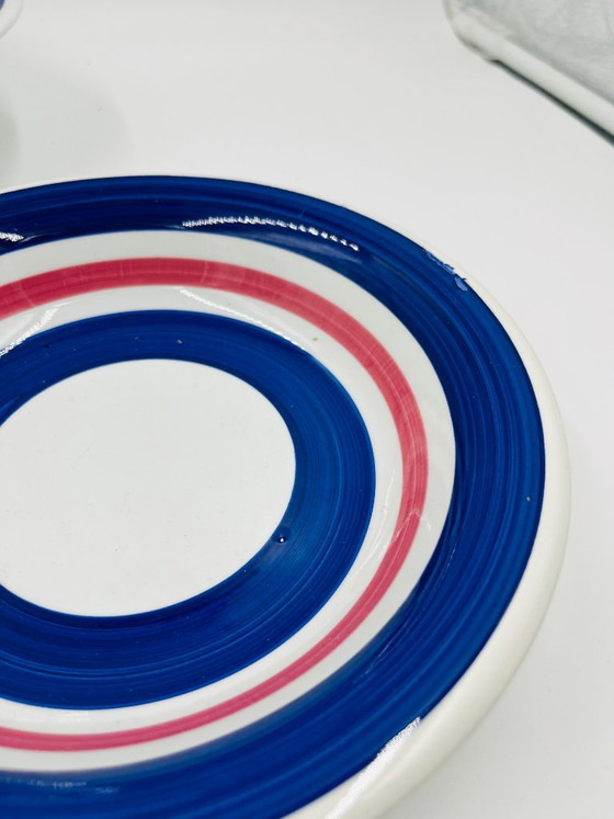 Set di 3 piatti fondi in maiolica dall'Italia FCI, Stoviglie, Ceramica, Rosso (foto 10 di 11)