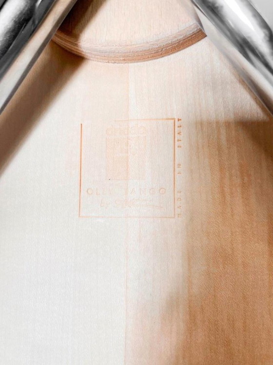 1/6 Philippe Starck Driade Olly Tango Sedia Cromata – Sedie da pranzo, Legno, Cromo (photo 9 of 12)