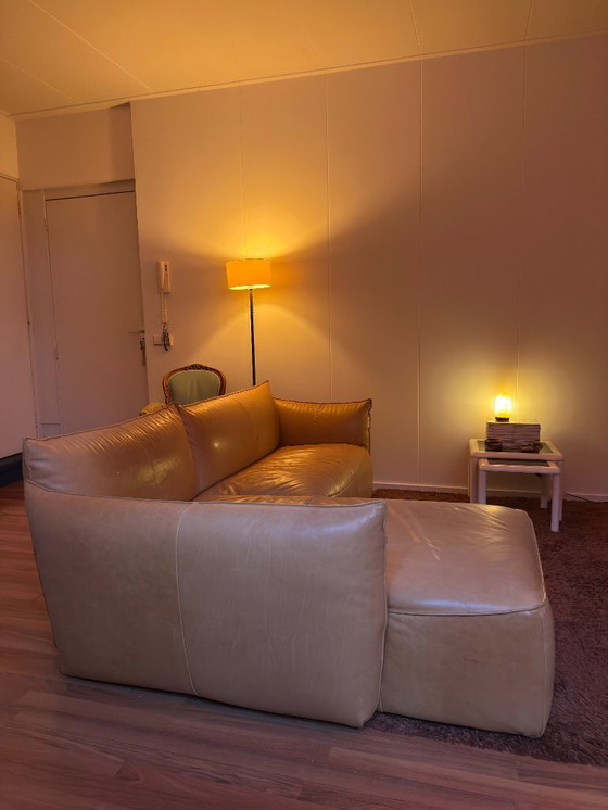 Image 1 of Wunderschönes Ecksofa von Jess Design aus Leder, warm und wohnlich.